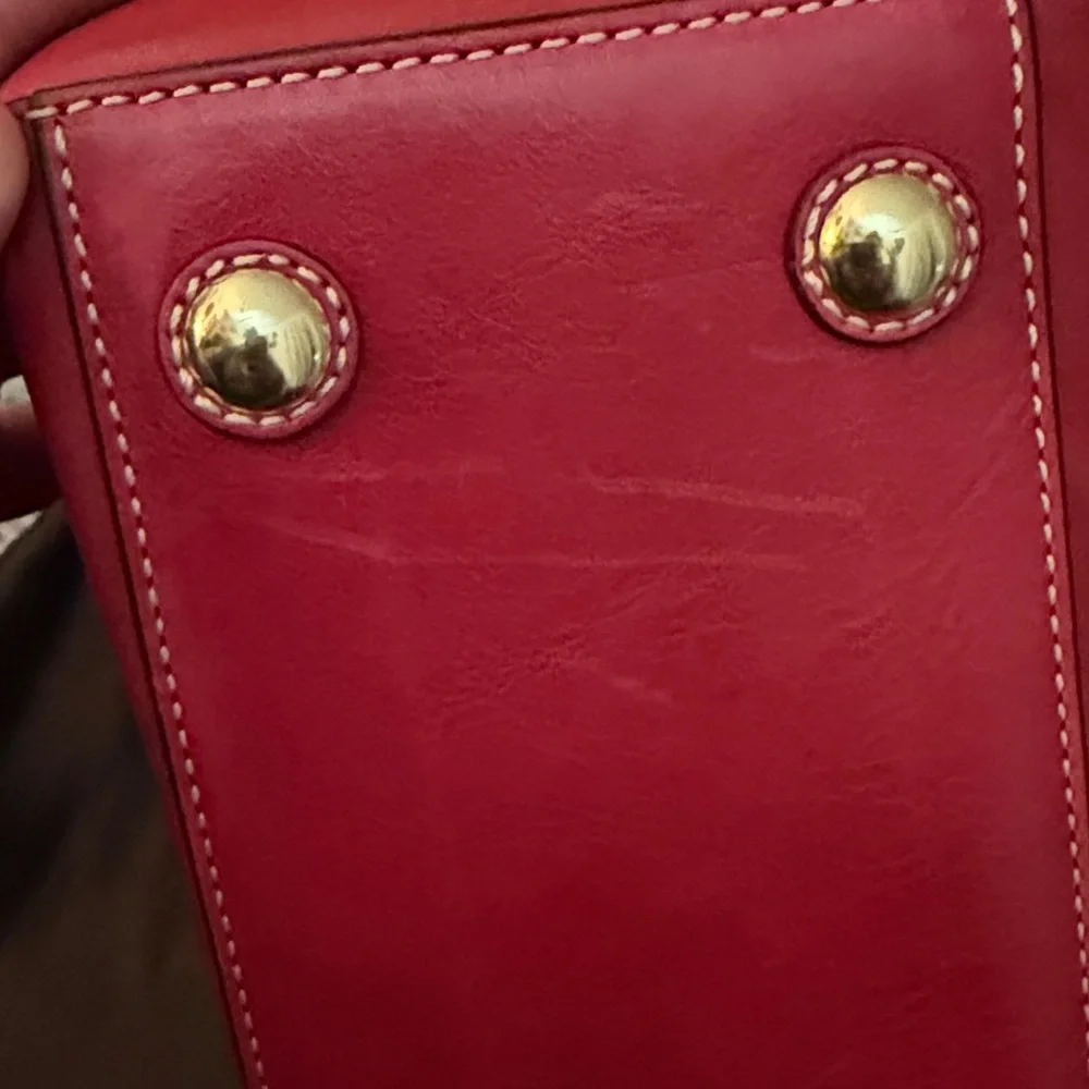 Coach Madeline bag - pink with tan bow - Picture 5 of 17